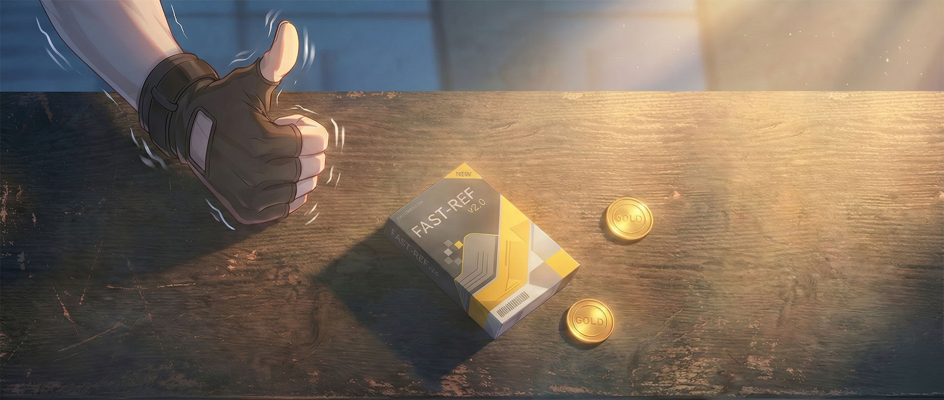 Mable Thumbs Up at Dawn