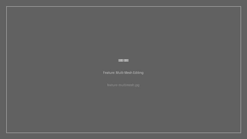 멀티 메시 편집